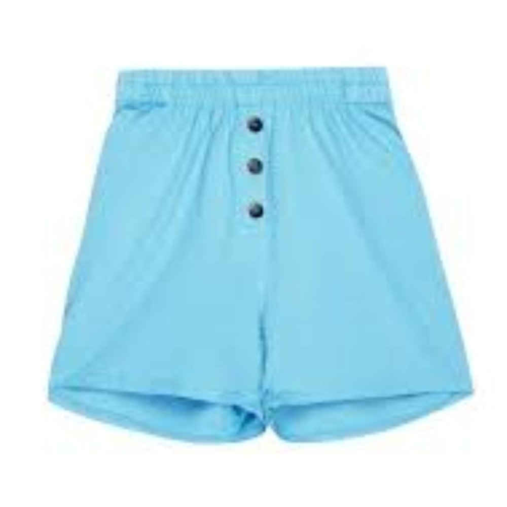 DONNI Henley Short - Capri - S - NWT - Picture 3 of 4